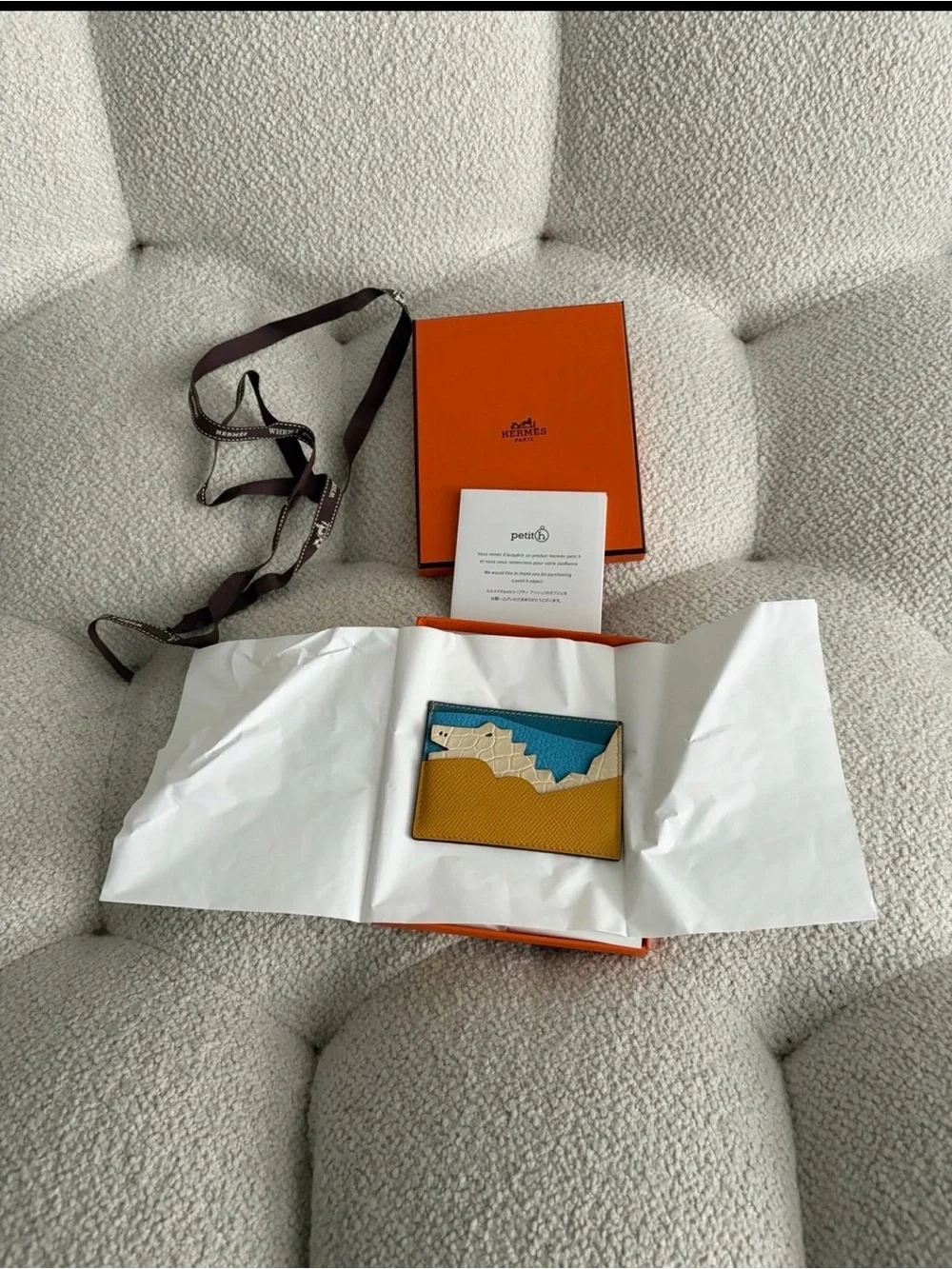 Hermès HISTOIRE NATURELLE CARD HOLDER